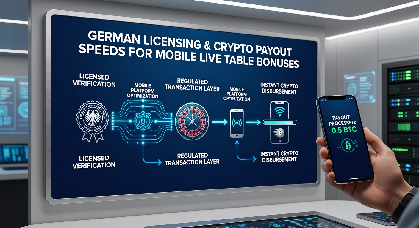 Mobile Live-Tischspiele und Krypto-Auszahlungen unter deutscher Lizenz
