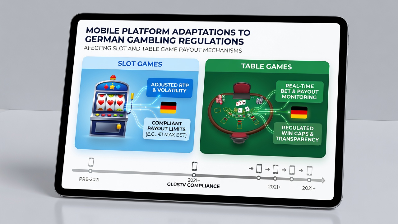 Technische Änderungen an Auszahlungsmechanismen für Tischspiele auf mobilen Geräten unter deutscher Regulierung