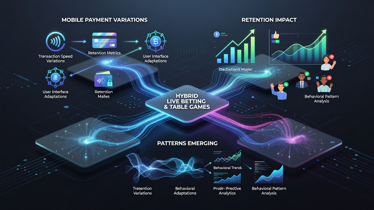 Darstellung von Engagement-Trends in hybriden Wett- und Tischspiel-Formaten